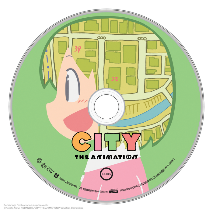 city the animation blu-ray collector's edition disc