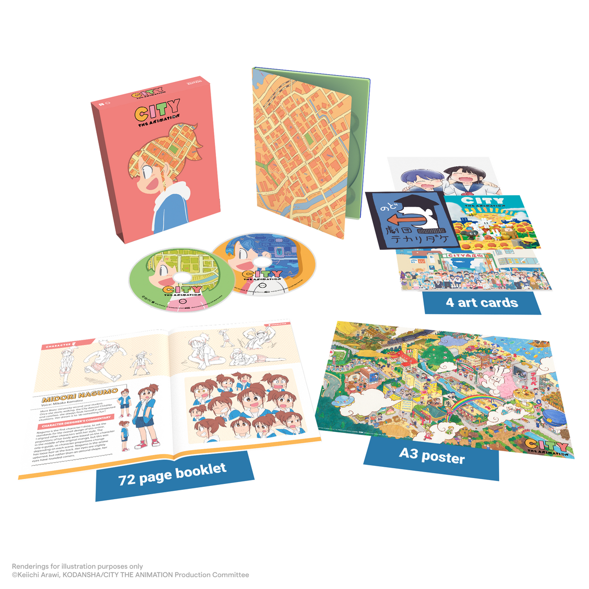 CITY THE ANIMATION 1巻Blu-ray CITY the Animation [Blu-ray Collector's Edition] — GKIDS Films