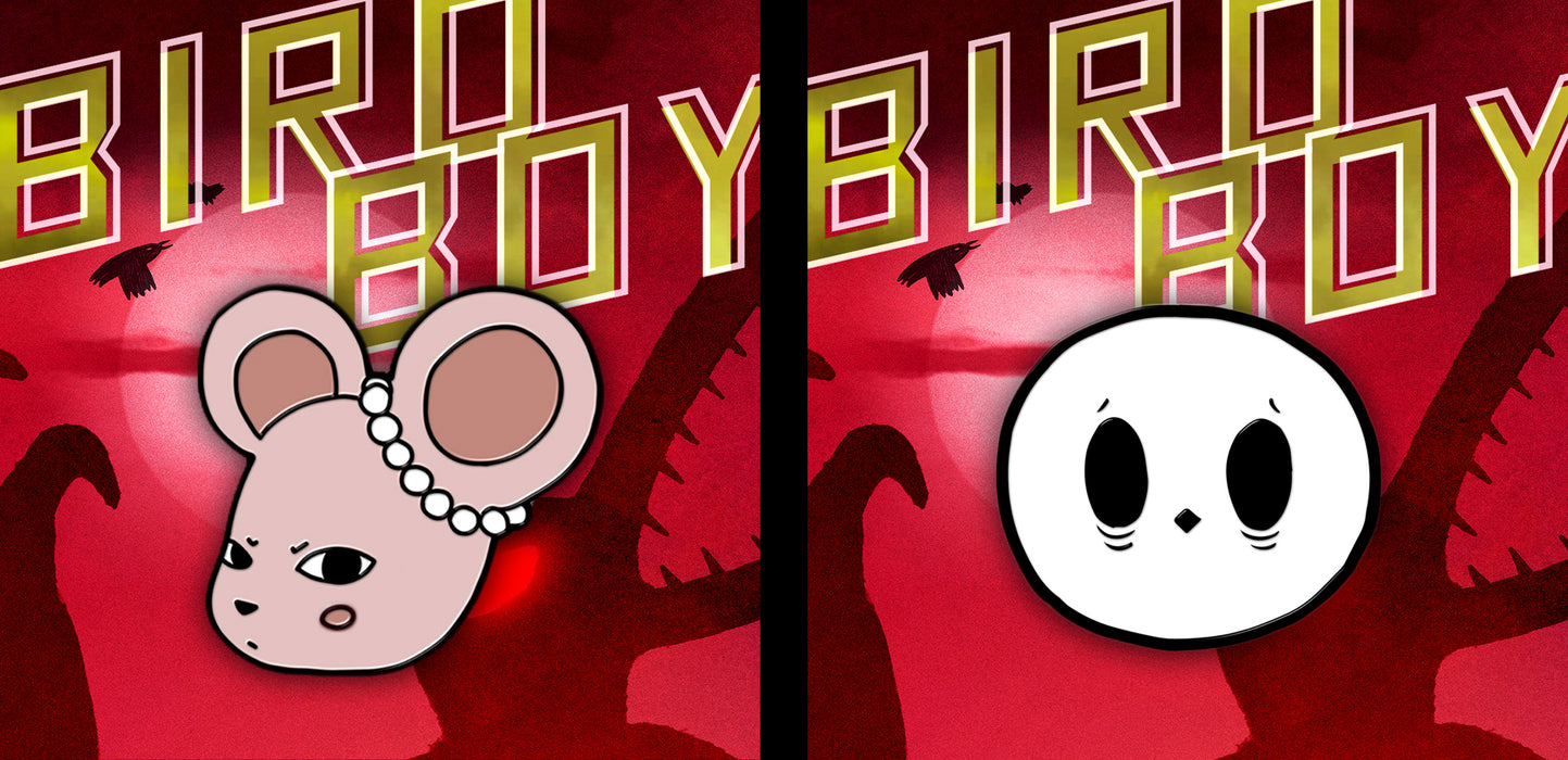 Birdboy Enamel Pins
